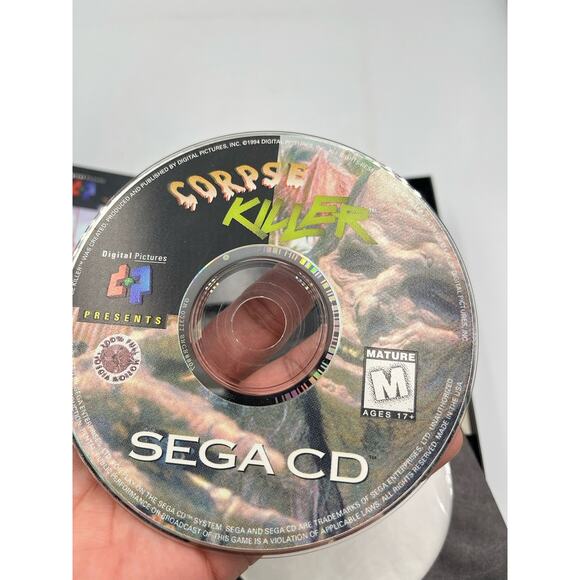 Authentic Corpse Killer Sega CD 1994 CIB Complete Video Game - Picture 6 of 10